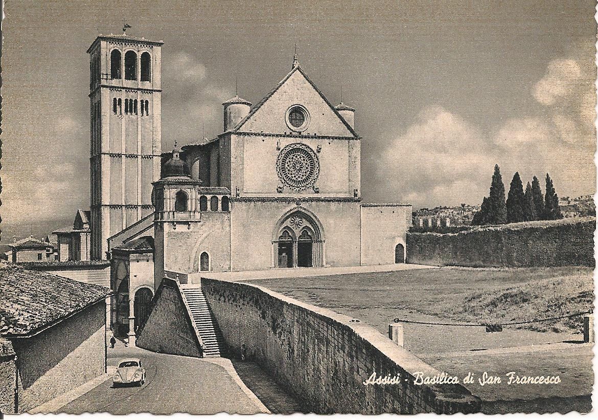 ASSISI - BASILICA DI SAN FRANCESCO - PANORAMA - NV