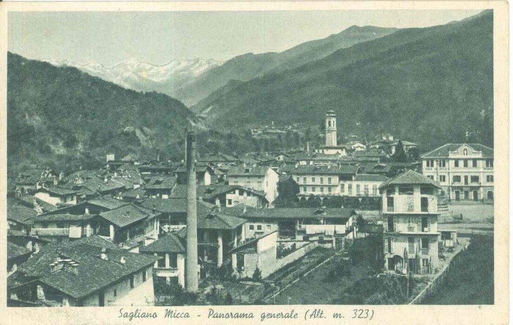 SAGLIANO MICCA - PANORAMA - V1954