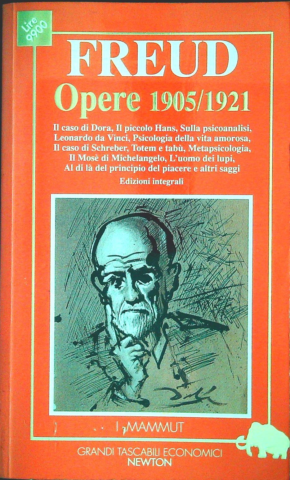 FREUD OPERE - 1905-1921