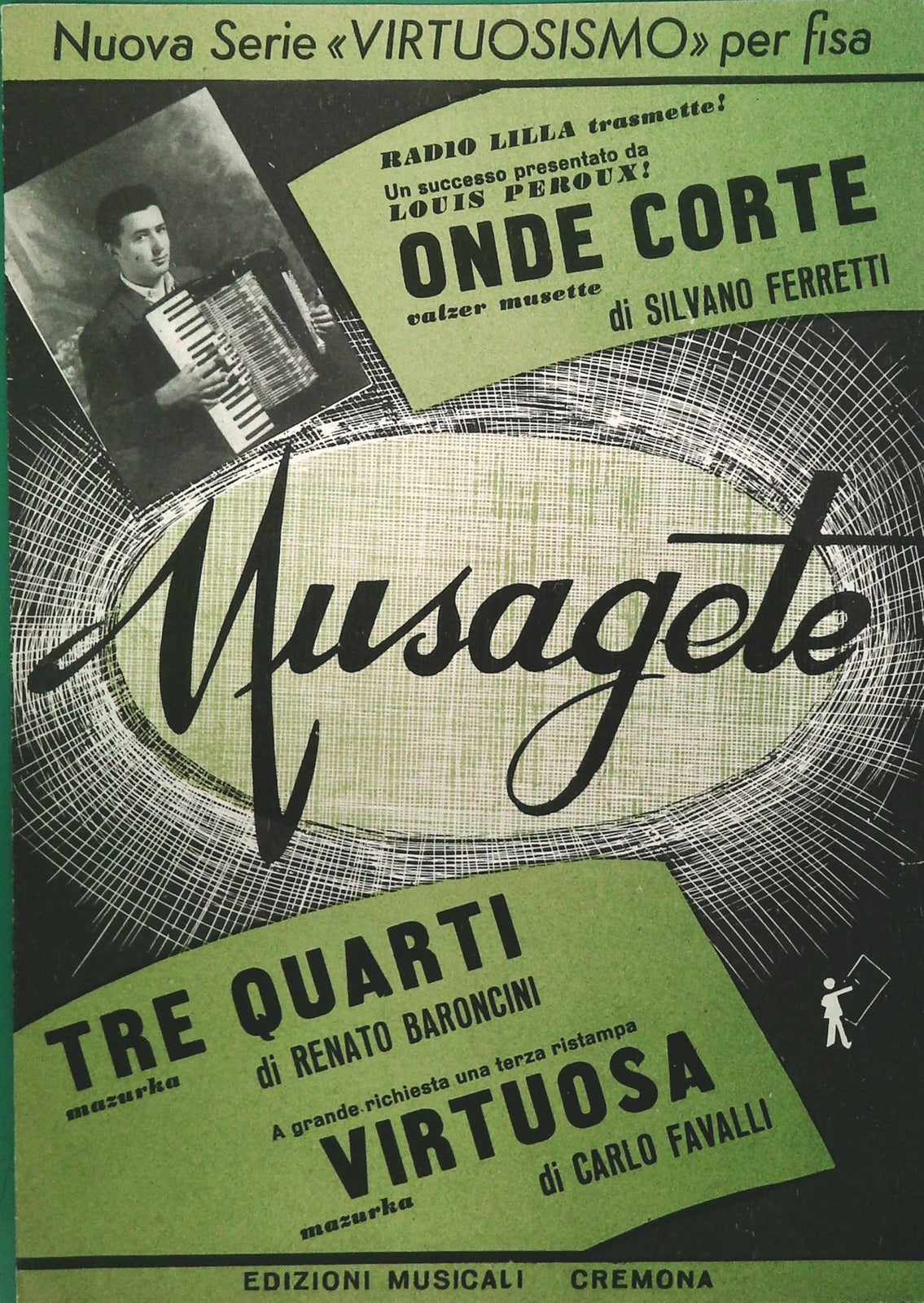 ONDE CORTE - TRE QUARTI VIRTUOSA - SPARTITO-SHEET MUSIC PER FISA