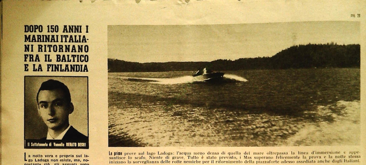 I DIAVOLI DEL MARE -MAS- A SAN PIETROBURGO - CLIPPING-RITAGLIO DI GIORNALE