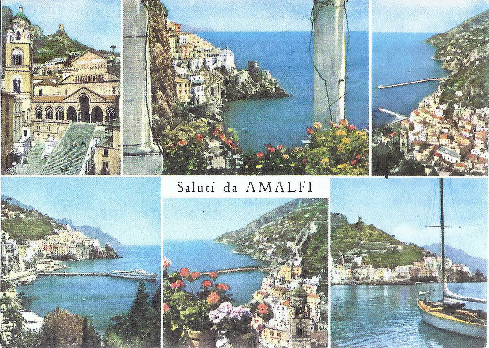 AMALFI - SALUTI - 6 VEDUTE - V1967