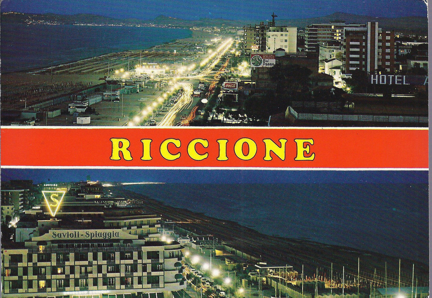 RICCIONE - 2 VEDUTE (notturne) - VSD
