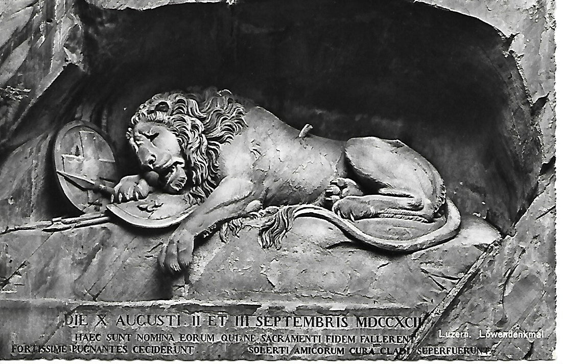 LUCERNA - LOEWENDENKMAL - NV