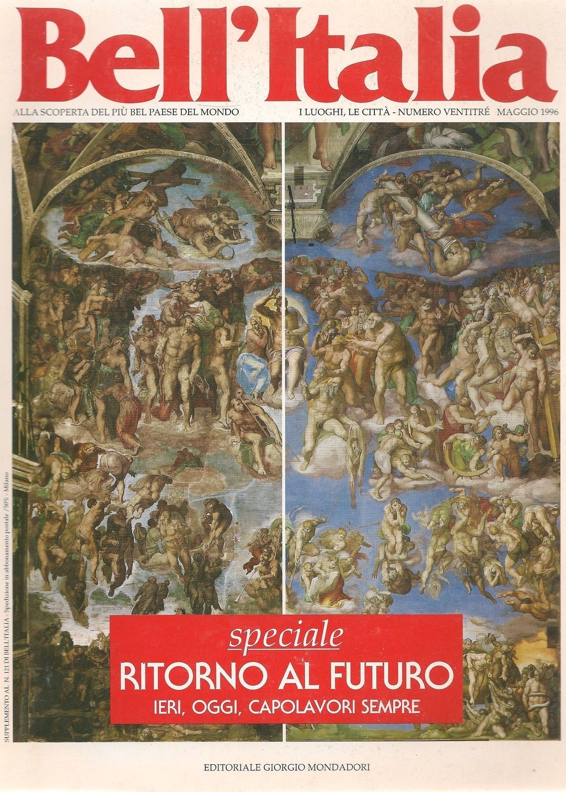 BELL'ITALIA MAGGIO 1996 - SPECIALE RITORNO AL FUTURO