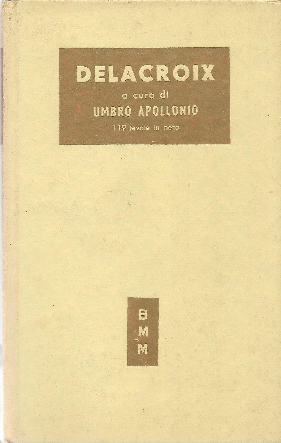 DELACROIX - UMBRO APOLLONIO CUR.