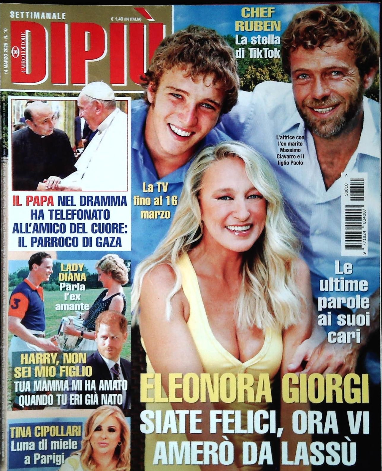 DI PIU' 14 MARZO 2025 - ELEONORA GIORGI - TINA CIPOLLARI