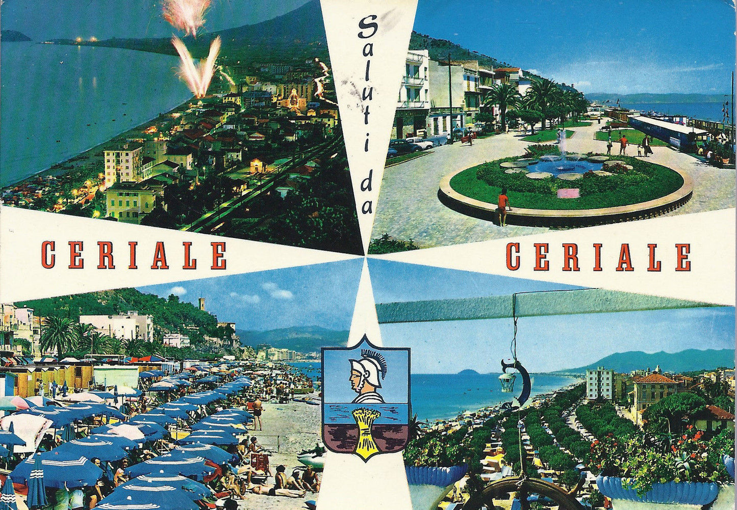 CERIALE - SALUTI - 4 VEDUTE - V 1966 - FG