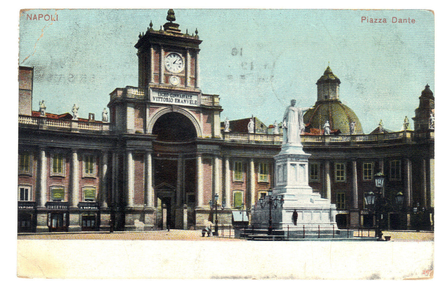 NAPOLI - PIAZZA DANTE - V1906