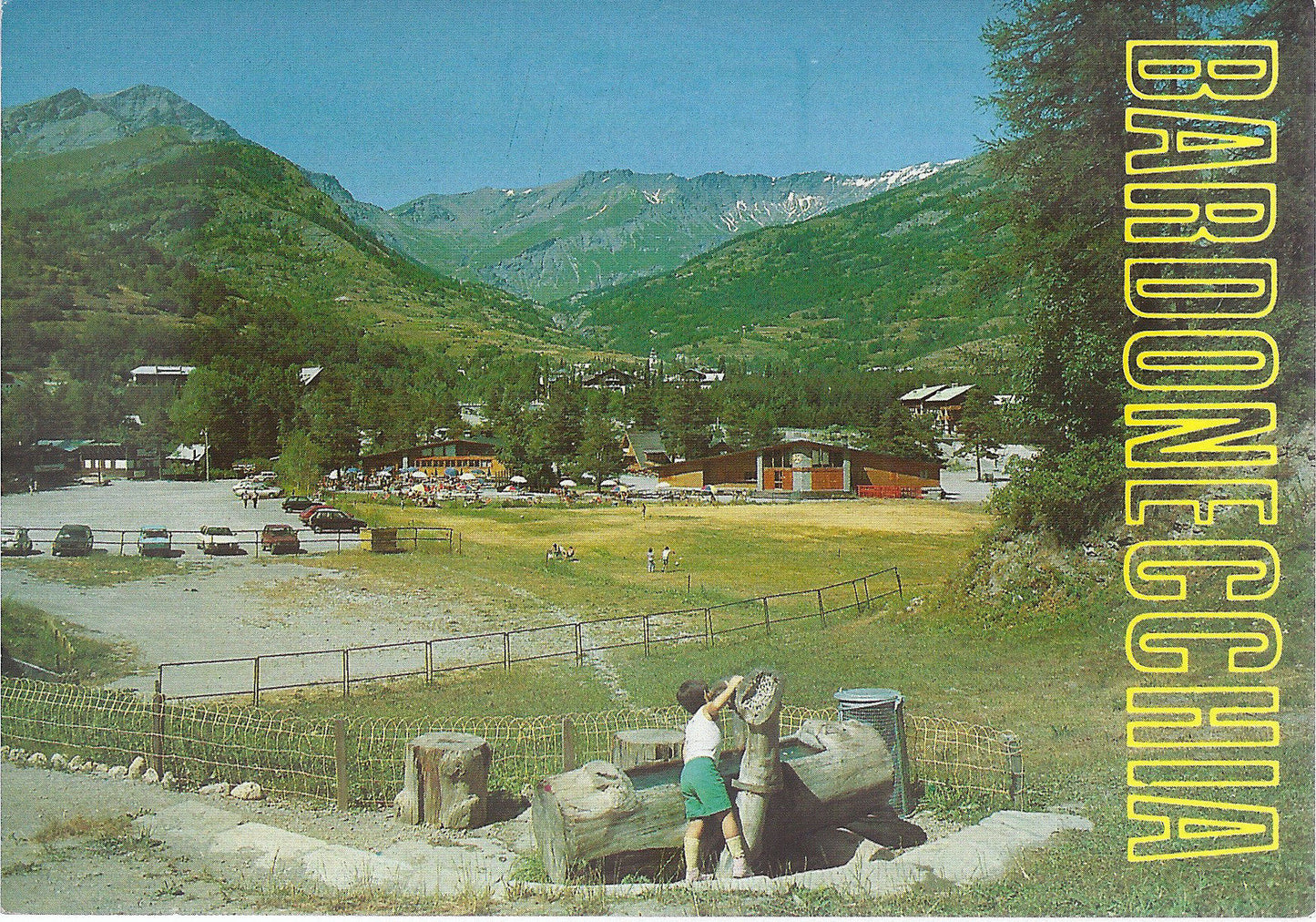 BARDONECCHIA - CAMPO SMITH - SULLO SFONDO IL M.te PUNTA NERA