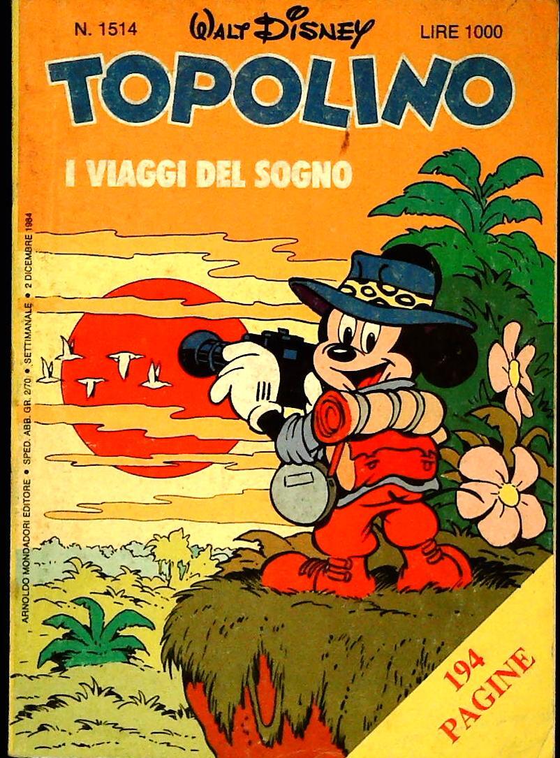 TOPOLINO N. 1514 - 2 DICEMBRE 1984