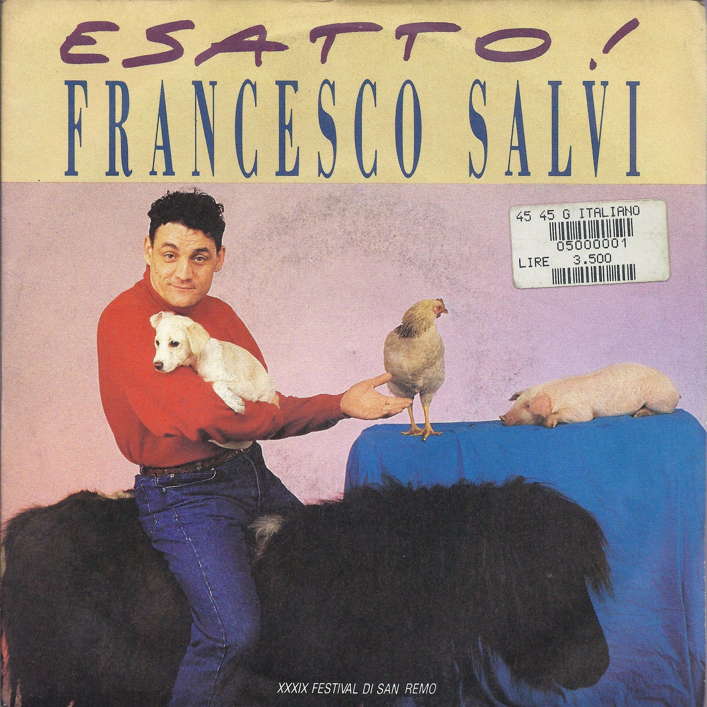 ESATTO! # FRANCESCO SALVI = UNIVERSAL LOVE # SPEAKER'S CORNER