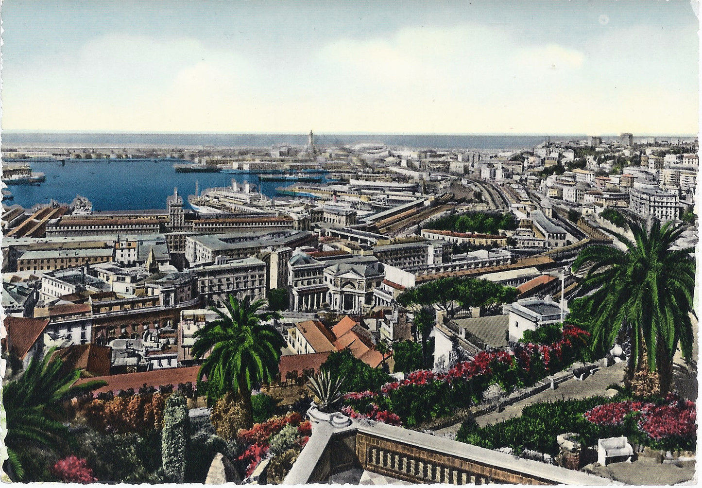 GENOVA - PANORAMA - NV - FG - Acquerellata - Ediz. Dell&apos