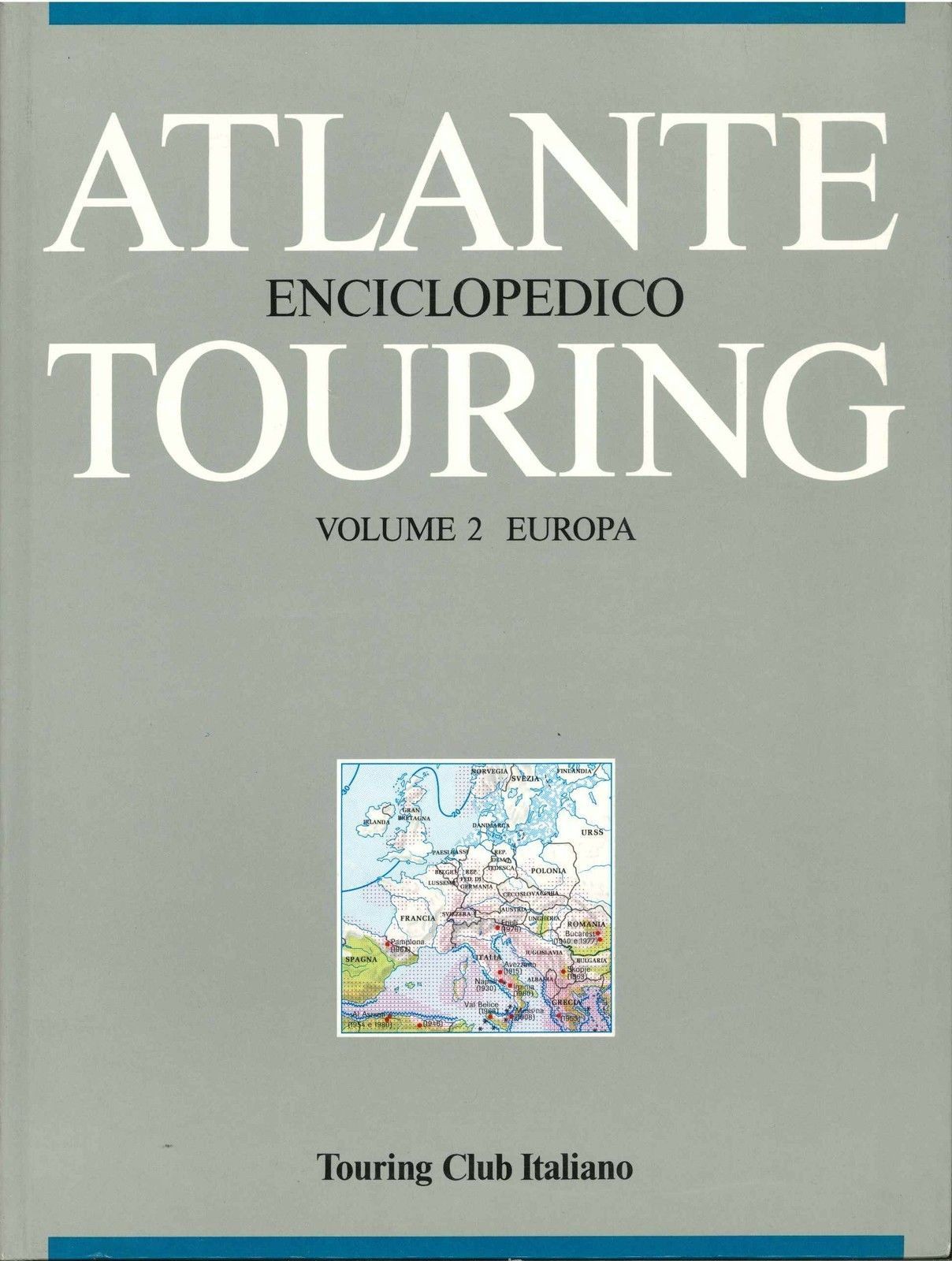 ATLANTE ENCICLOPEDICO TOURING VOLUME 2 EUROPA
