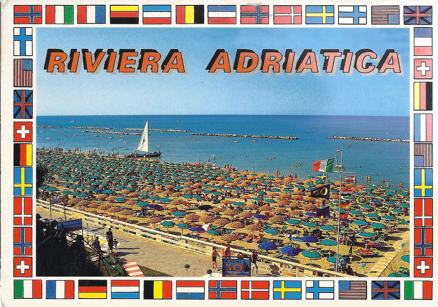 RIVIERA ADRIATICA - LA SPIAGGIA - V1995