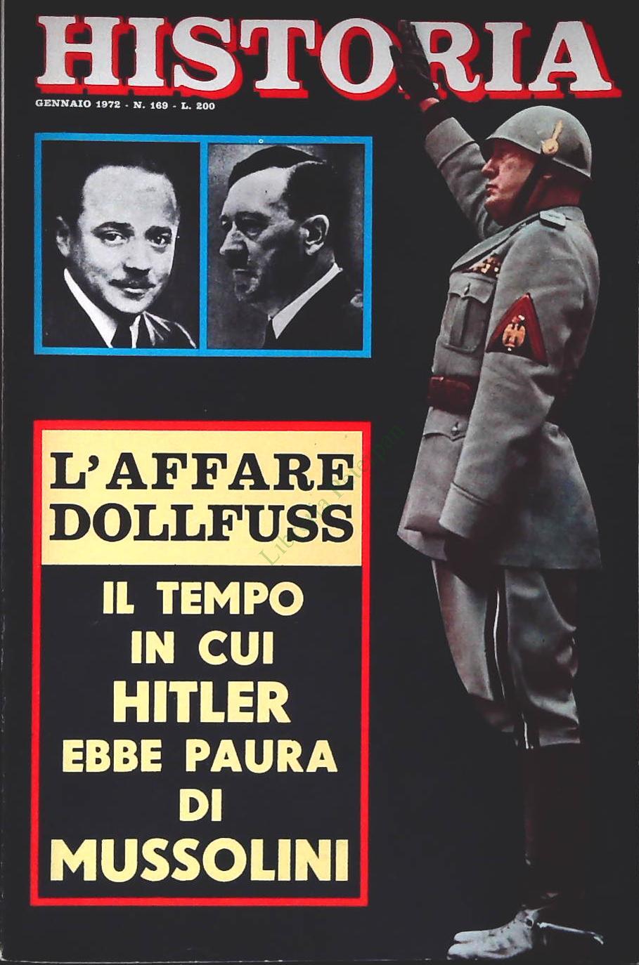 HISTORIA N. 169 - GENNAIO 1972- L'AFFARE DOLLFUSS
