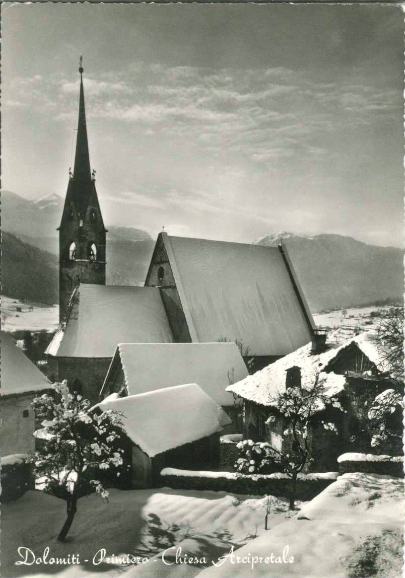 PRIMIERO DOLOMITI - CHIESA ARCIPRETALE - V1966
