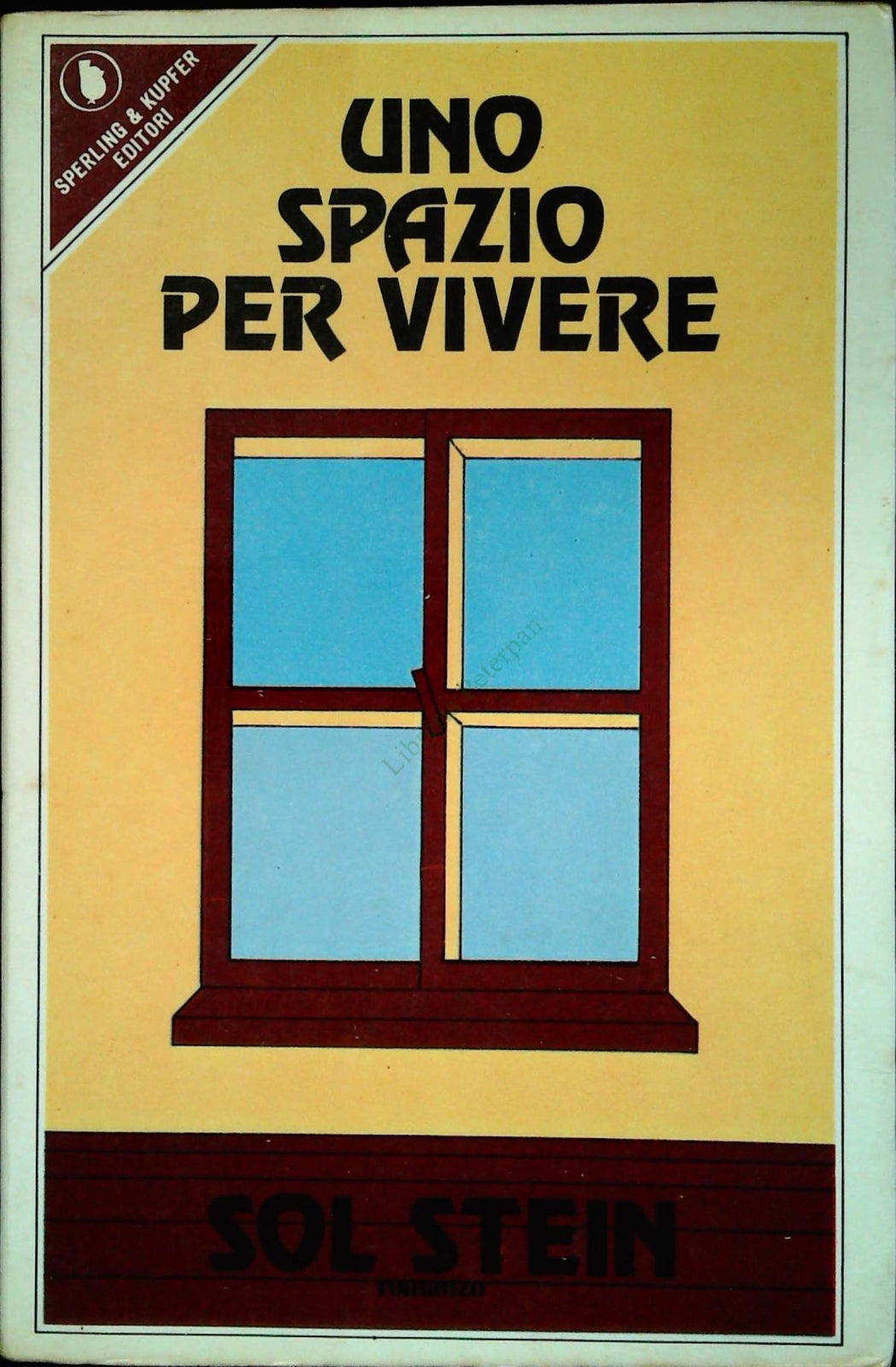 UNO SPAZIO PER VIVERE - SOL STEN - SPERLING 1982
