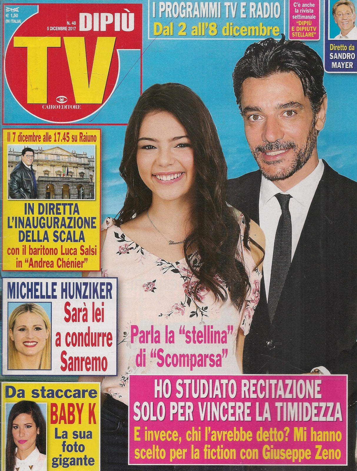 DIPIU' TV - 5 DICEMBRE 2017 - MICHELLE HUNZIKER - BABAY K - ELEONORA GAGGERO