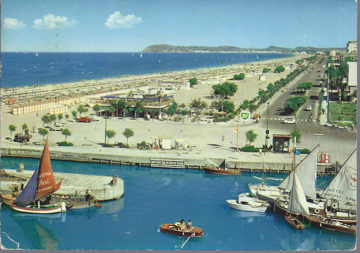 RICCIONE - DARSENA E LUNGOMARE - V 1962 - FG
