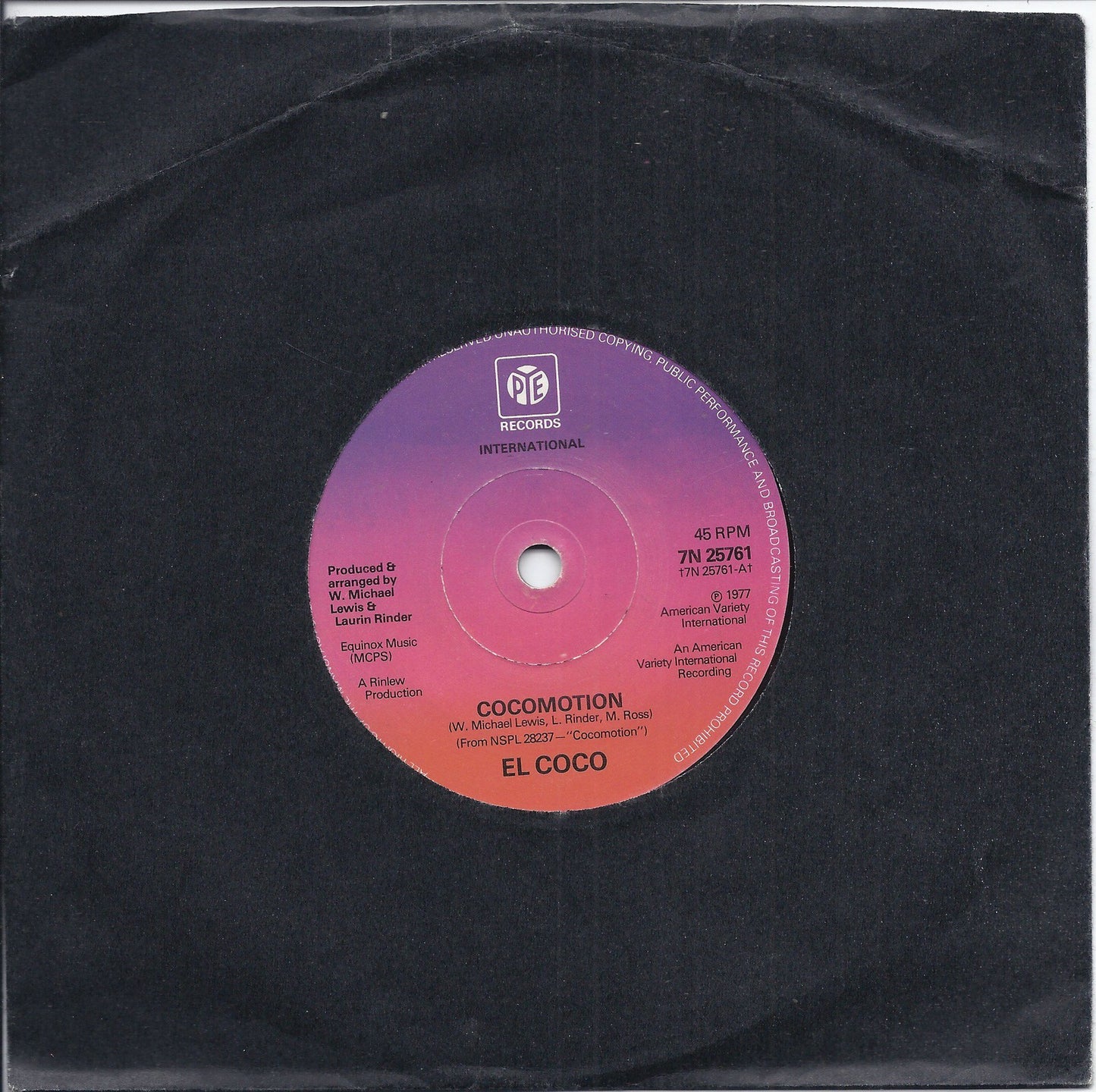 COCOMOTION - LOVE TO THE WORLD -- EL COCO