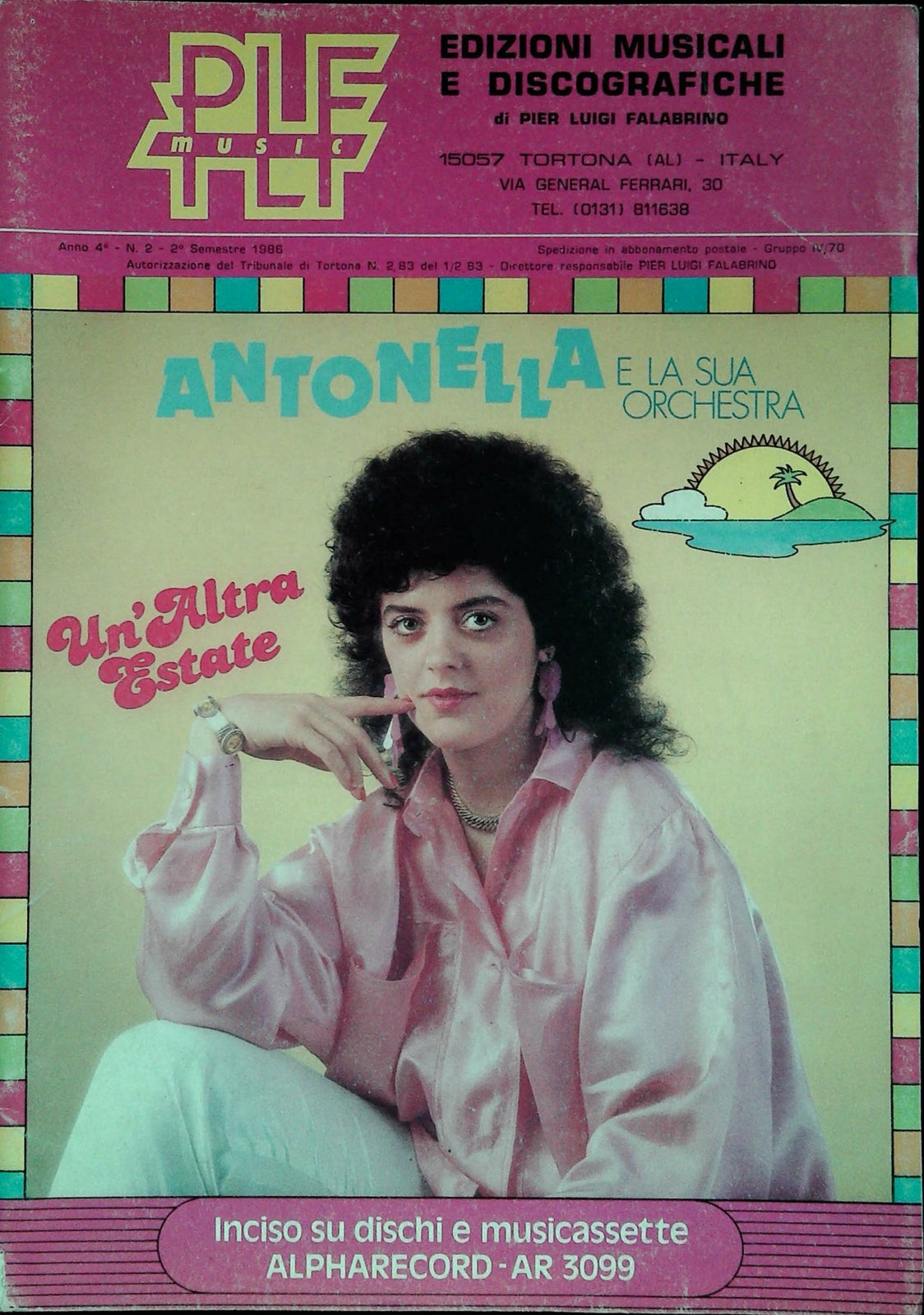 ANTONELLA E LA SUA ORCHESTRA - 8 BRANI - SPARTITO-SHEET MUSIC