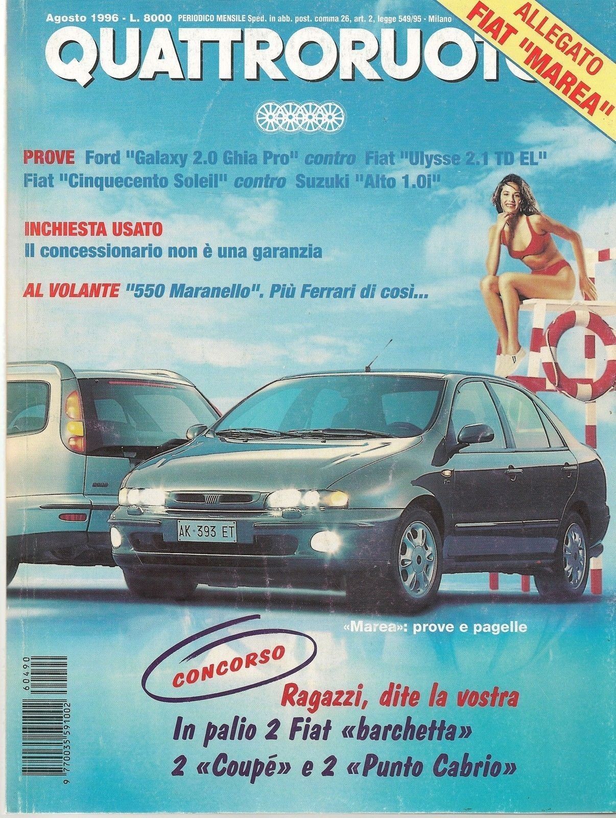 QUATTRORUOTE N 490 AGOSTO 1996 - AA.VV.
