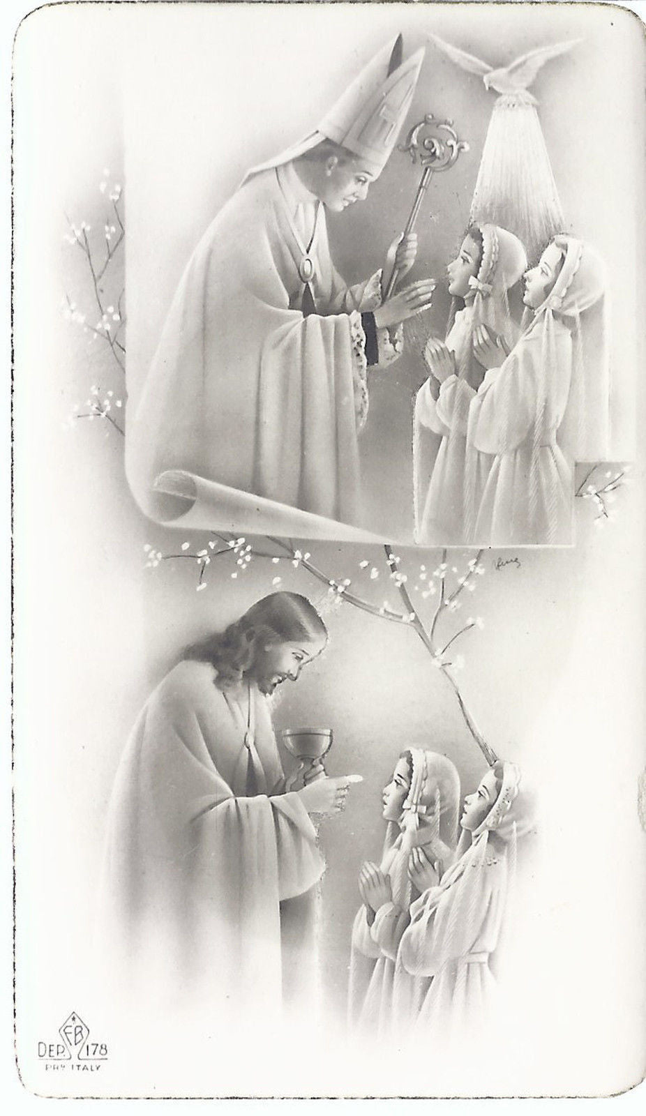 SANTINO - GESU' - PRIMA COMUNIONE E CRESIMA - senza dat