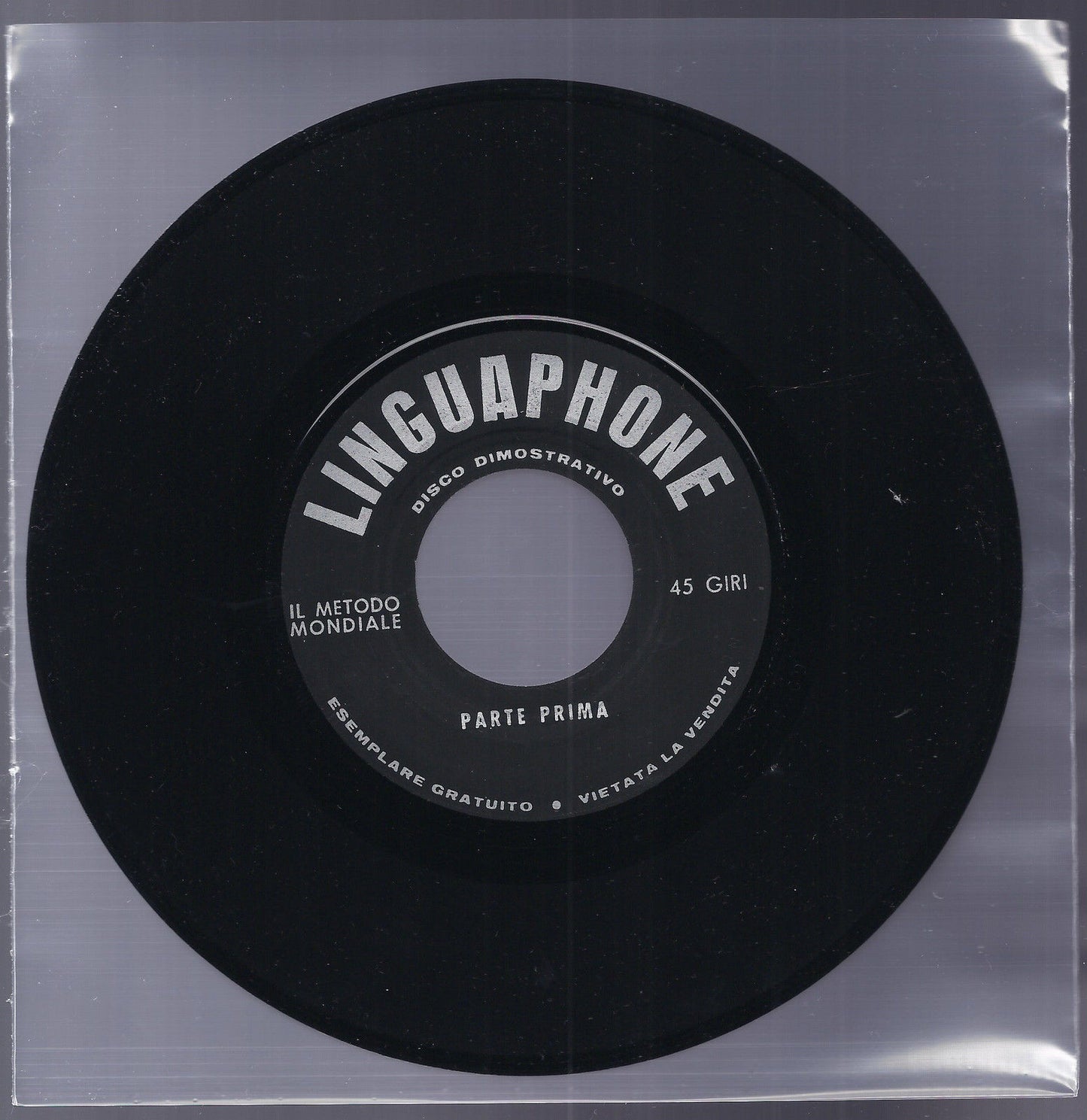 IL METODO MONDIALE LINGUAPHONE - DISCO DIMOSTRATIVO == LINGUAPHONE
