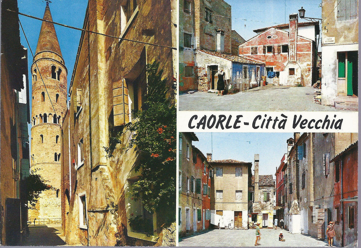 CAORLE - CITTA' VECCHIA - 3 VEDUTE - V 1975 - FG