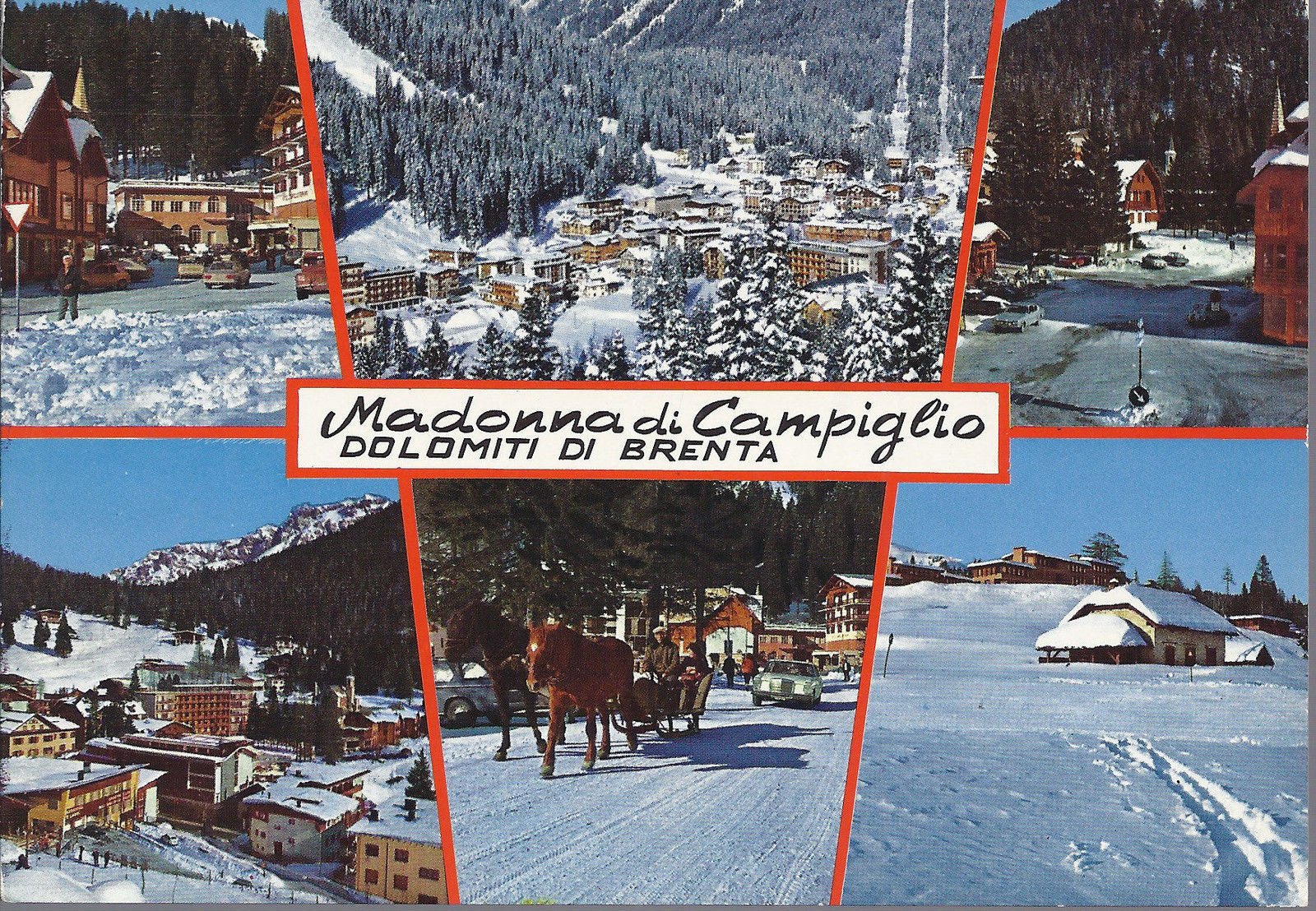 MADONNA DI CAMPIGLIO - DOLOMITI DI BRENTA - 6 VEDUTE - V 198