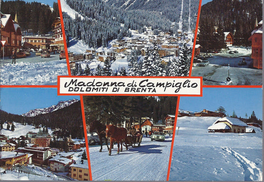 MADONNA DI CAMPIGLIO - DOLOMITI DI BRENTA - 6 VEDUTE - V 198