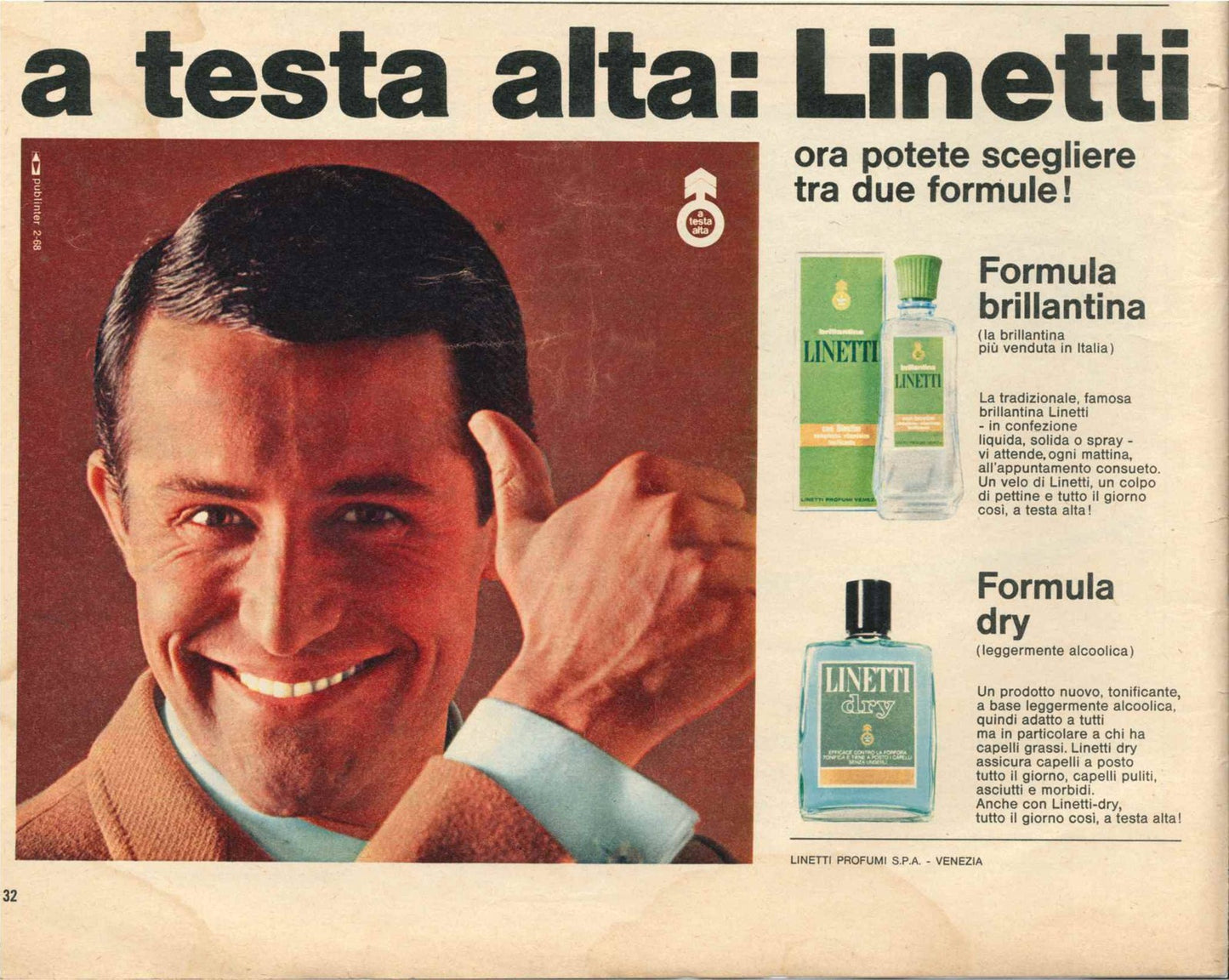 LINETTI, a testa alta: Linetti - ADVERTISING
