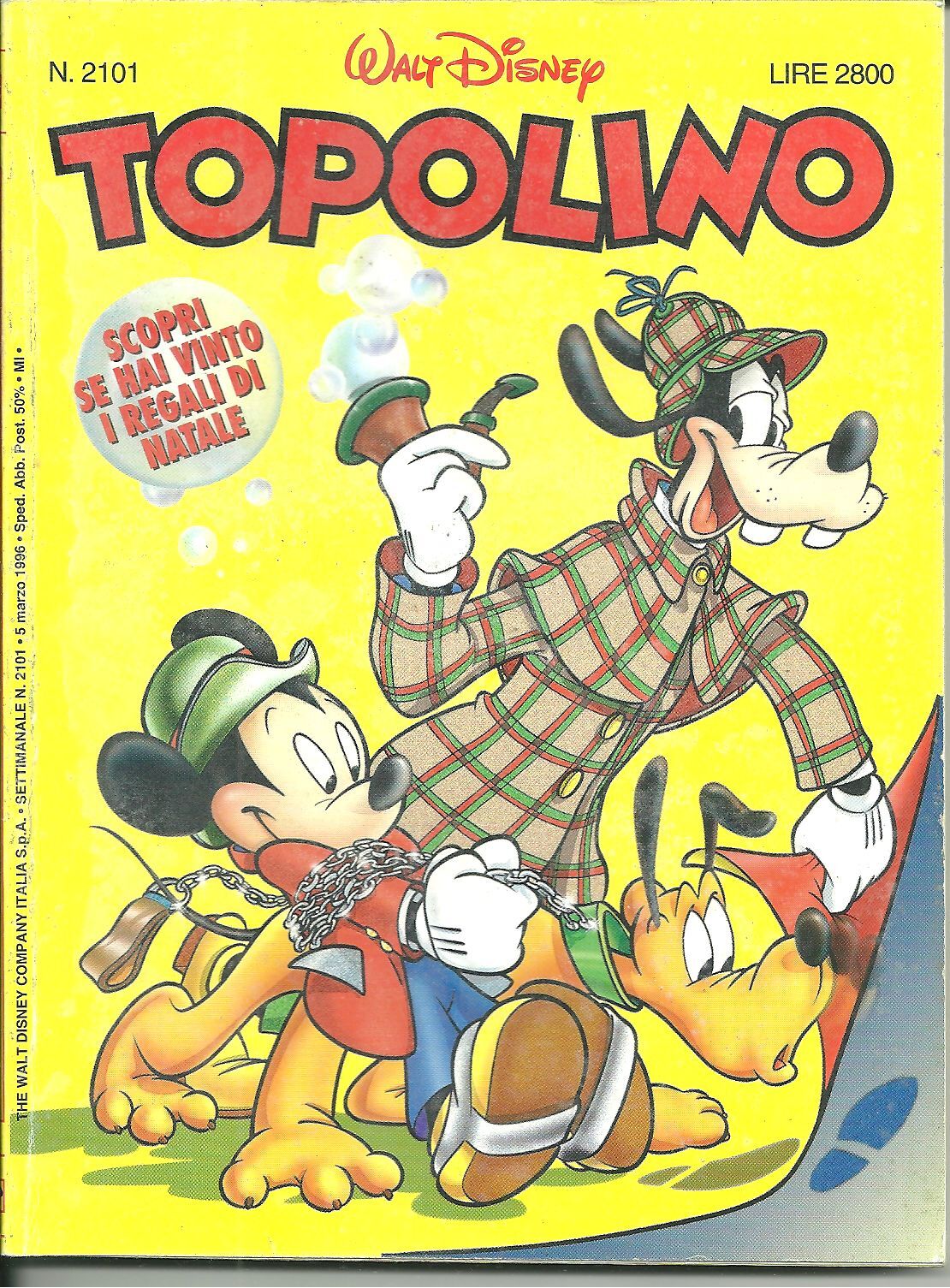 TOPOLINO N. 2101 - 5 MARZO 1996