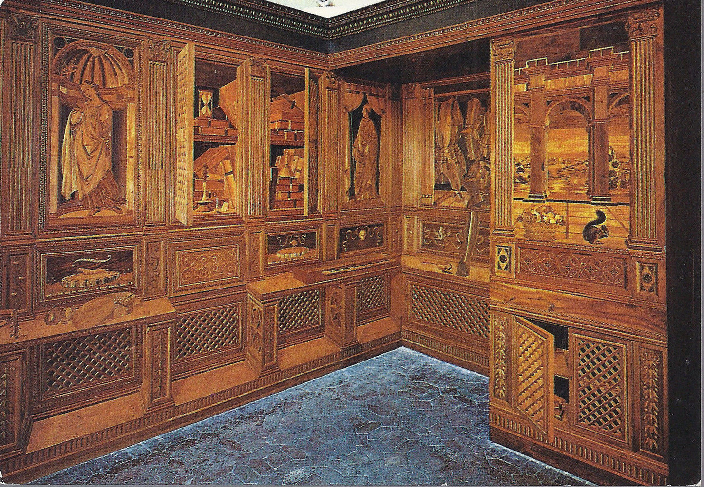 URBINO - PALAZZO DUCALE - STUDIOLO DEL DUCA FEDERICO - VIB 1992 - FG