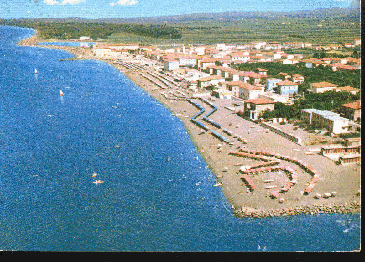CECINA MARE - PANORAMA AEREO - V1962