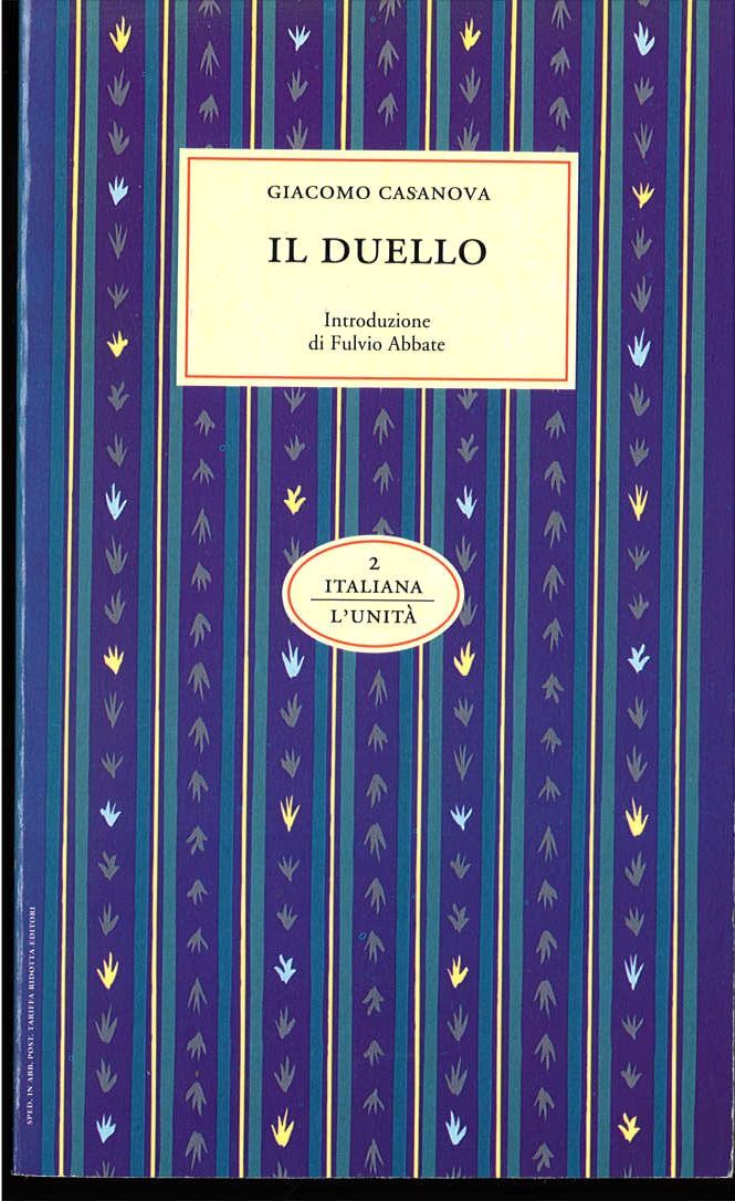 IL DUELLO - GIACOMO CASANOVA -