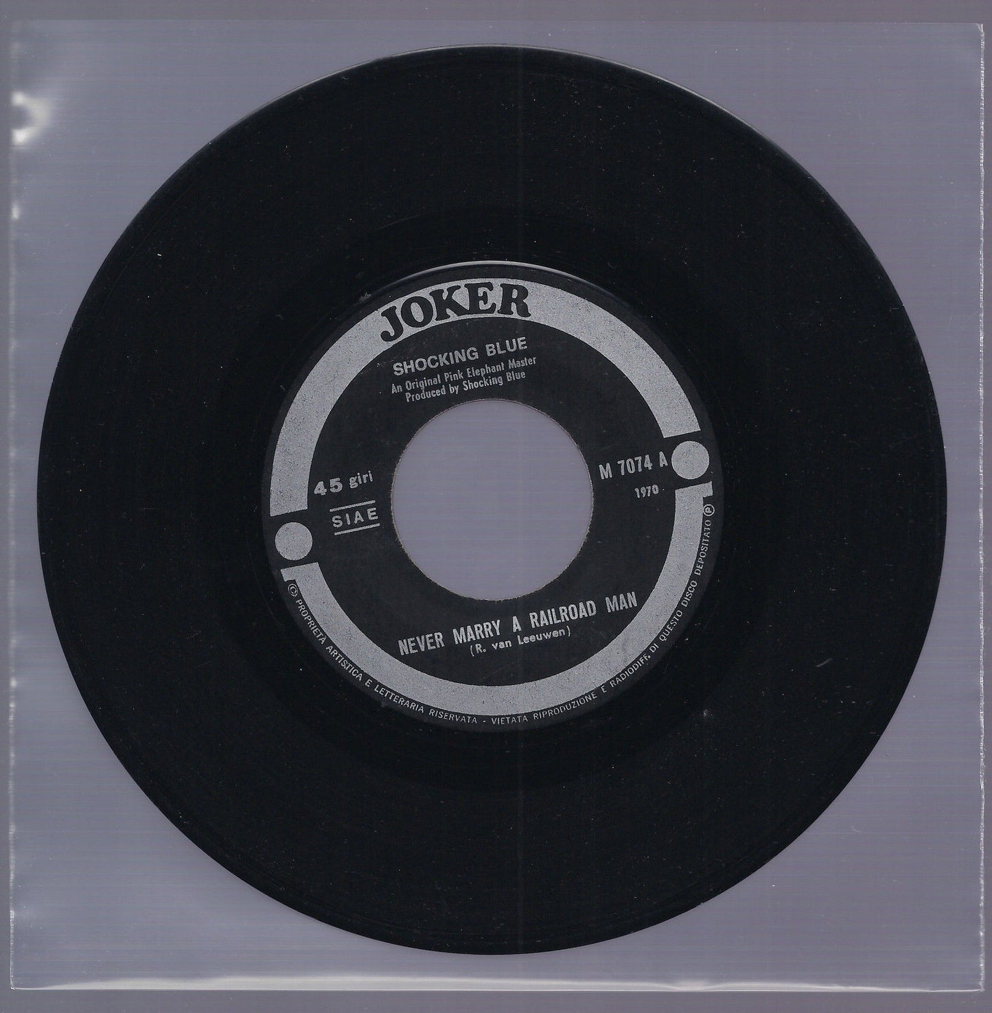 NEVER MARRY A RAILROAD MAN - ROLL ENGINE ROLL == SHOCKING BLUE