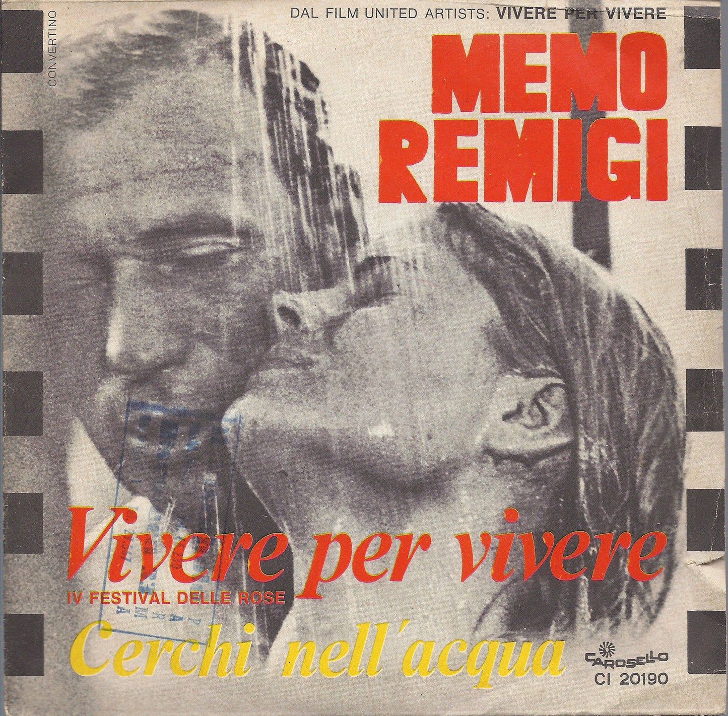 VIVERE PER VIVERE - CERCHI NELL'ACQUA - MEMO REMIGI