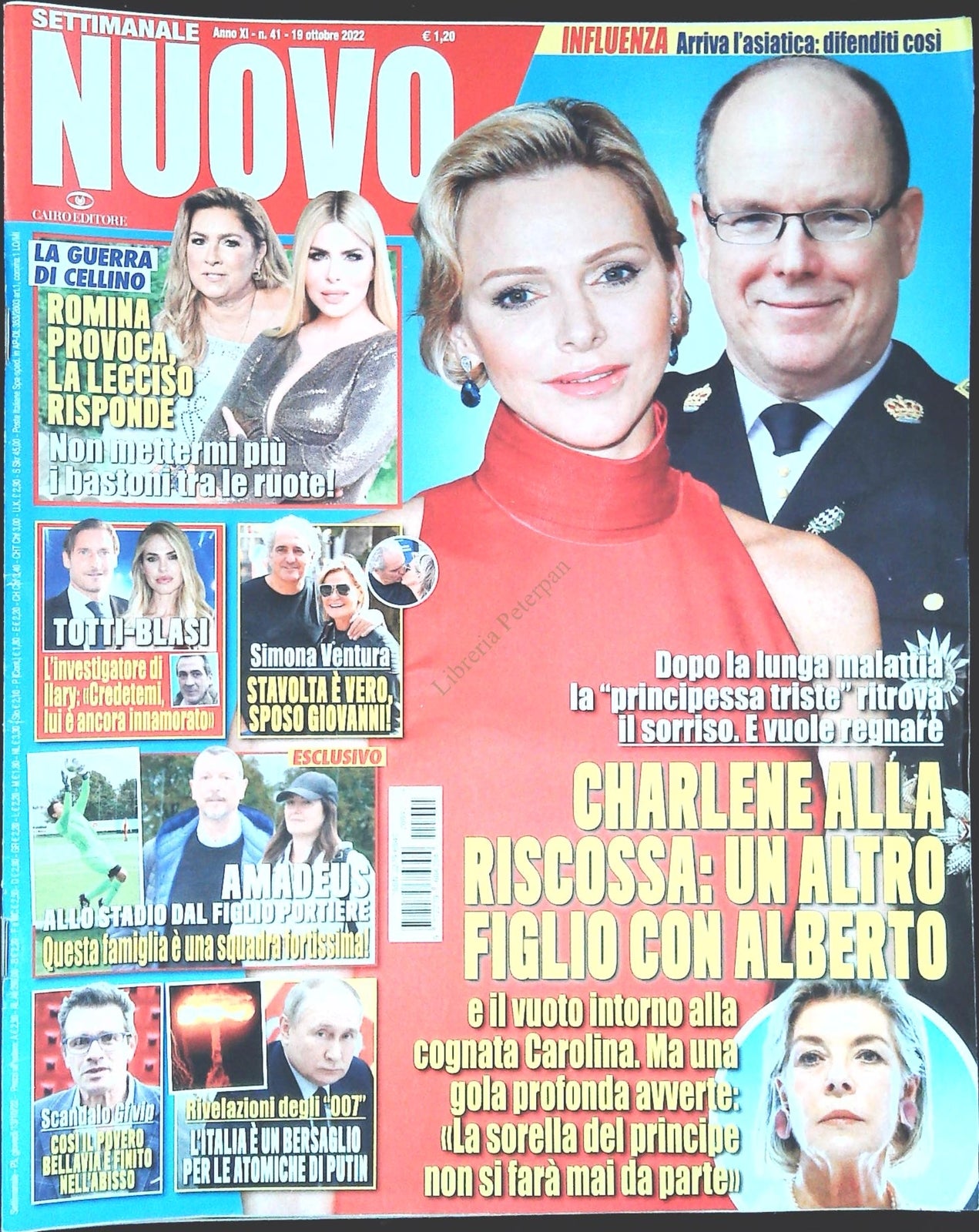 SETTIMANALE NUOVO 19 OTTOBRE 2022 - CHARLENE-ROMINA-VENTURA-OUTLET DEL LIBRO