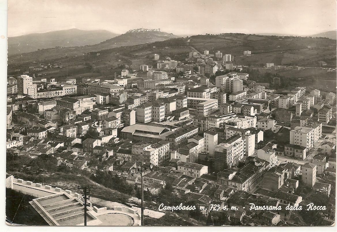 CAMPOBASSO - PANORAMA DALLA ROCCA - V1967