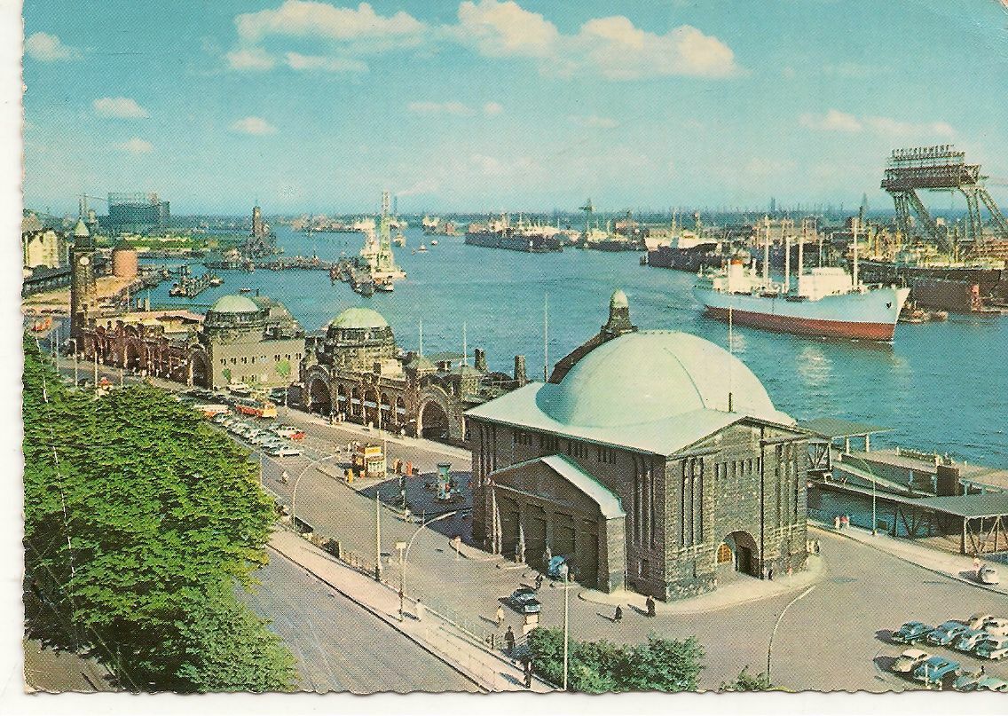 HAMBURG - ELBTUNNEL UND HAFEN - V1964