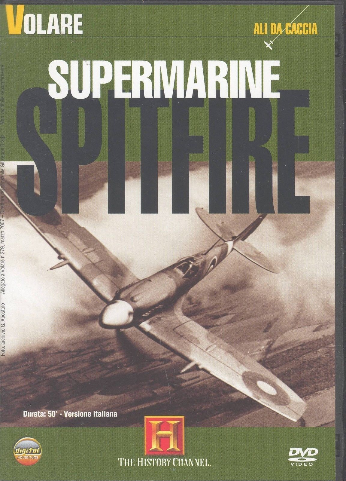 SPITFIRE SUPERMARINE - HISTORY CHANNEL - VERSIONE ITALIANA - DVD