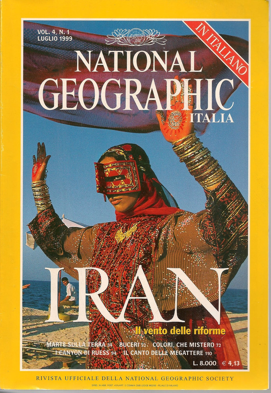 NATIONAL GEOGRAPHIC LUGLIO 1999
