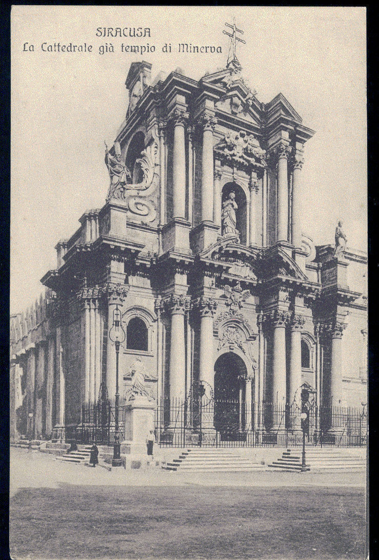 SIRACUSA - LA CATTEDRALE GIA' TEMPIO DI MINERVA - NV