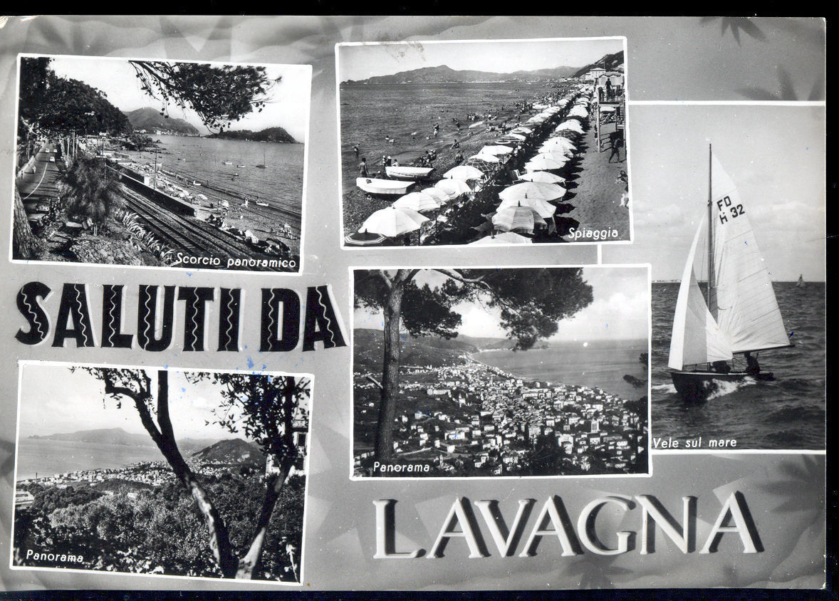 LAVAGNA - 5 VEDUTE - V1958