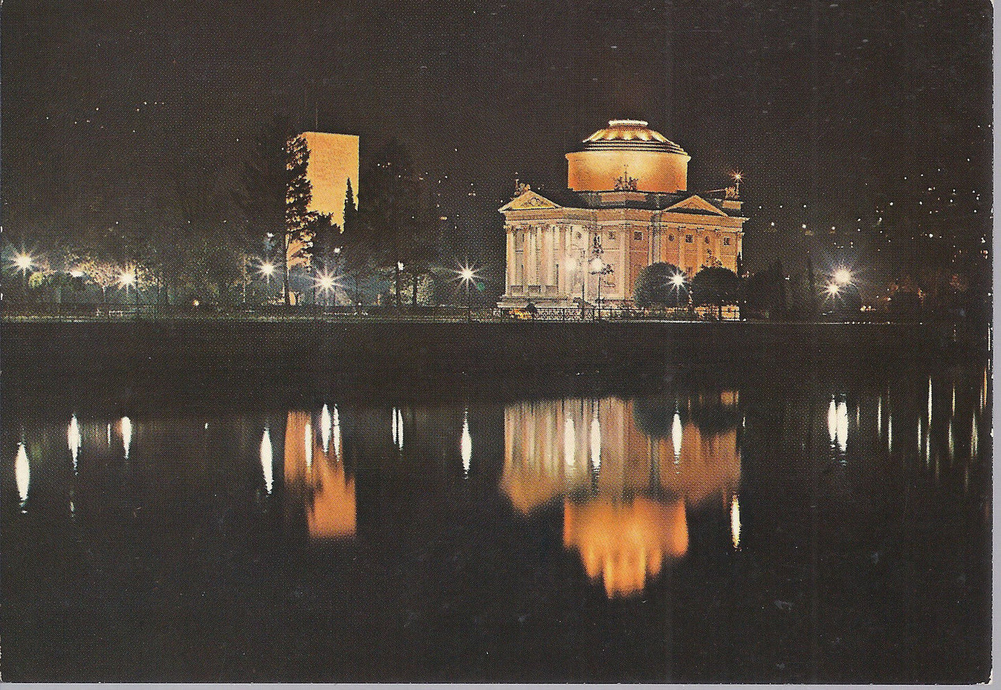 COMO - MONUMENTO AI CADUTI E MAUSOLEO VOLTIANO - NOTTURNO -