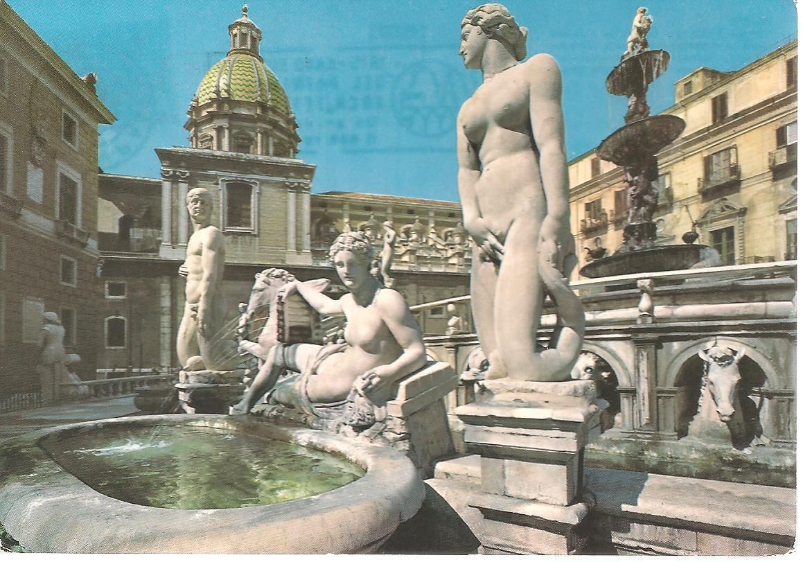 PALERMO - FONTANA PRETORIA - LA REGINA GIOVANNA - V1975