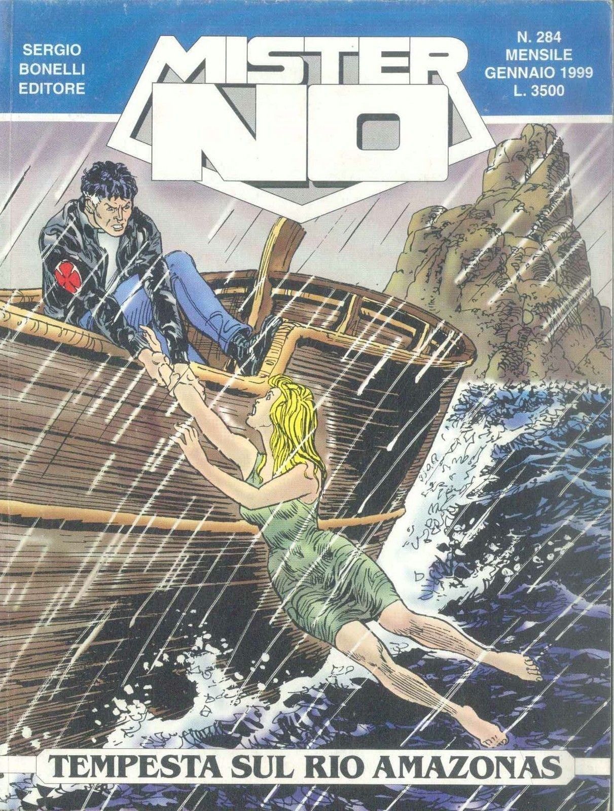 MISTER NO N° 284 - TEMPESTA SUL RIO AMAZONAS
