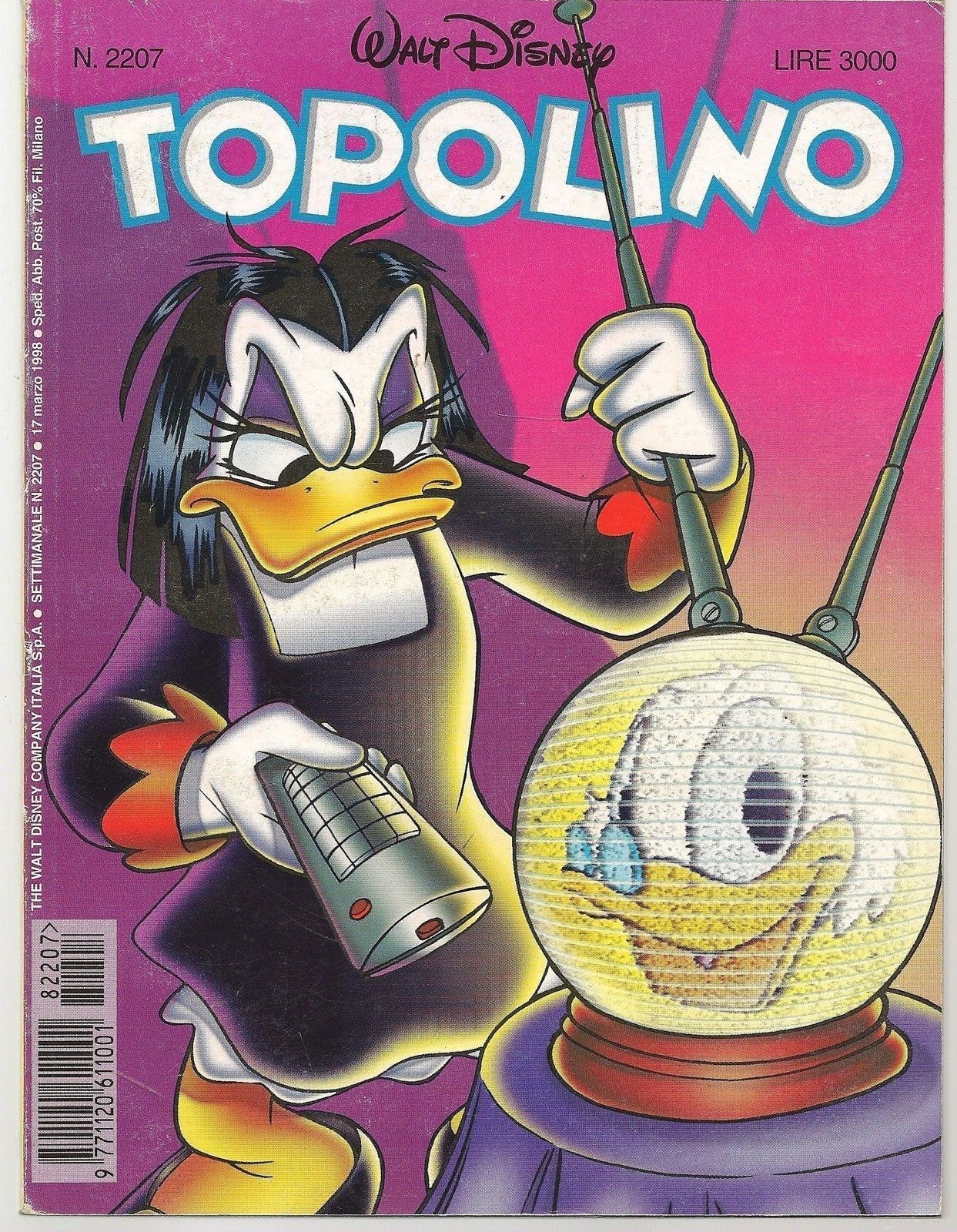 TOPOLINO N° 2207 - 17 MARZO 1998